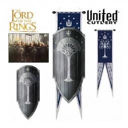 Replica united cutlery el señor de los anillos escudo de gondor 113 cm escala 1 - 1