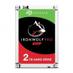 Disco duro interno hdd seagate ironwolf pro nas st2000ne001 2tb 3.5pulgadas 7200rpm -  256mb -  sata3