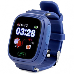 Reloj smartwatch leotec kids way gps antiperdida azul marino 1.22pulgadas