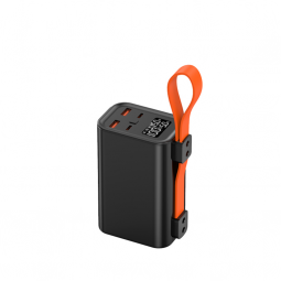 Bateria externa portatil powerbank leotec 30000 mah pd 100w carga rapida 2 salidas usb - c 2 salidas usb - a