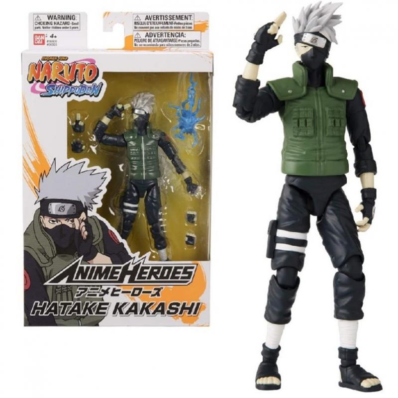 Figura bandai anime heroes naruto hatake kakashi