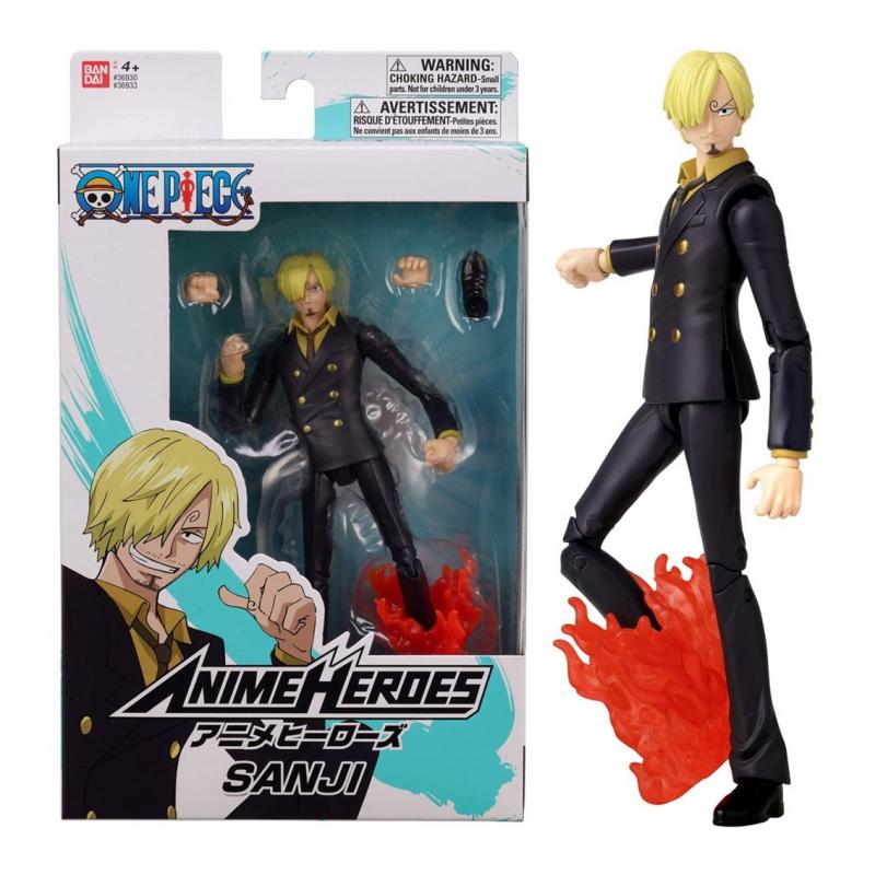 Figura bandai one piece anime heroes sanji