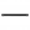 Panel pasacables con cepillo lanberg 1u negro