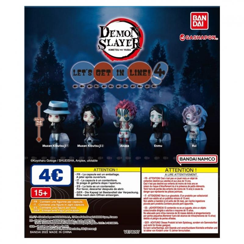 Set gashapon figuras bandai lote 60 articulos kimetsu no yaiba demon slayer narabundesu 4