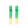 Latiguillo fibra optico lc - apc lanberg 1m mono duplex g657a1 lszh amarillo