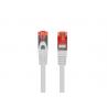 Latiguillo rj45 lanberg cat.6 ftp 10m gris