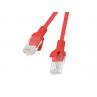 Latiguillo rj45 lanberg cat.6 utp 10m fluke passed rojo