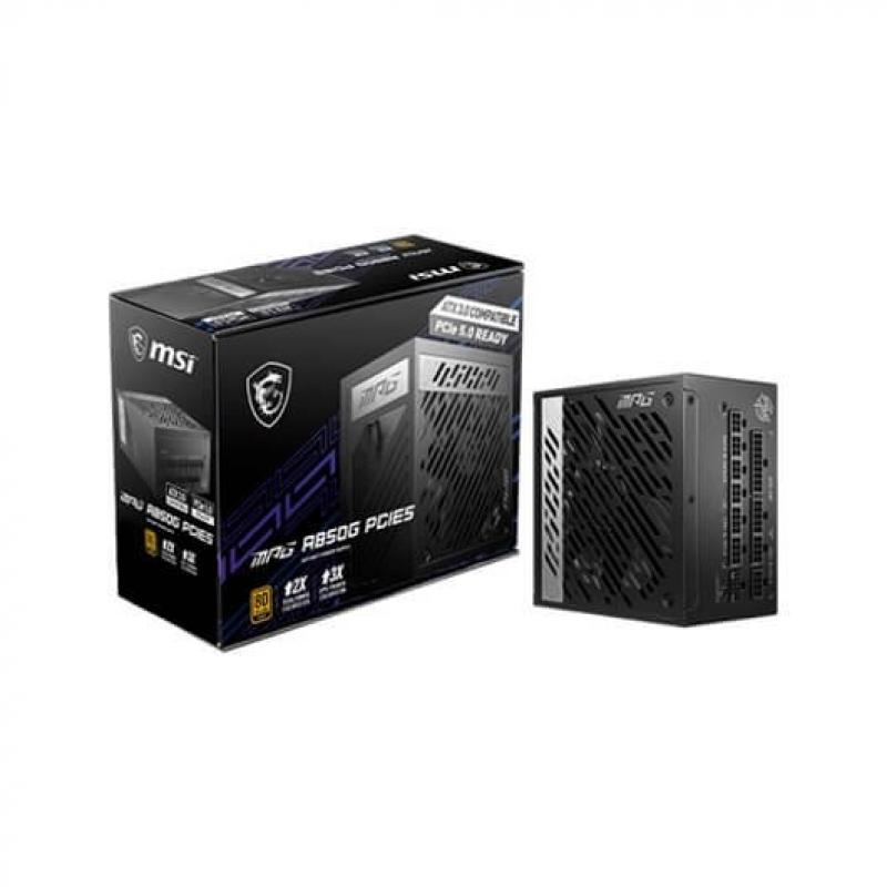 Fuente de alimentacion atx 850w msi mpg a850g pcie5 80+ gold - full modular - 2xcpu 8p