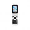 Telefono movil doro 7080 clam red -  white - 2.8pulgadas -  4g - rojo y blanco