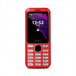 Telefono movil myphone maestro red 2.8pulgadas -  2mpx -  2g - rojo