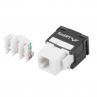 Conector keystone lanberg cat.6 utp rj45 180º toolless