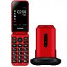Telefono movil telefunken s740 senior phone - 4g - gps - 2.8pulgadas - kaios rojo