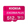 Tarjeta memoria micro secure digital sd kioxia 512gb exceria plus uhs - i c10 r98 con adaptador