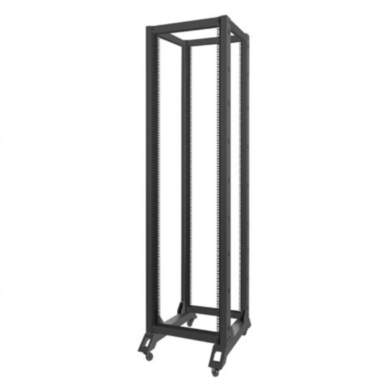 Armario lanberg open rack 42u 600x800 negro