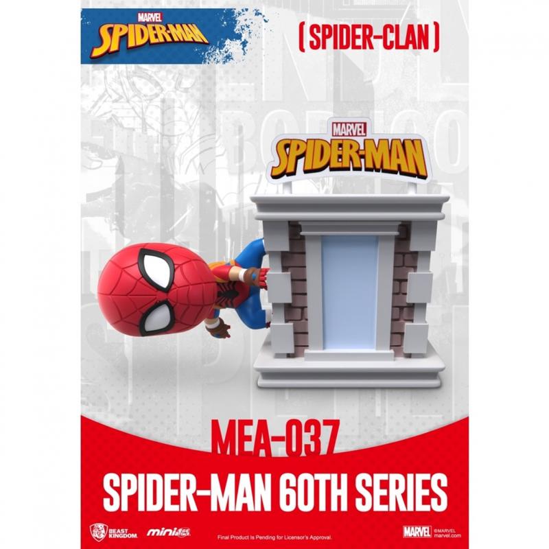 Figura mini egg attack marvel spider - man spider - clan serie 60 aniversario