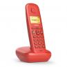 Telefono fijo inalambrico gigaset a270 rojo 80 numeros agenda -  10 tonos - Imagen 1