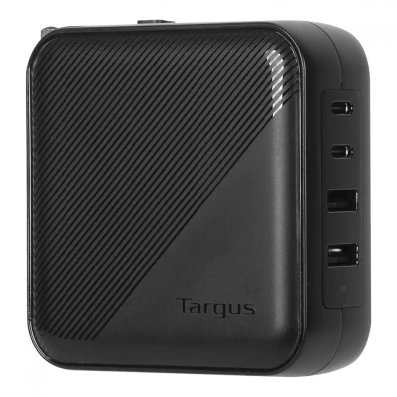 Cargador adaptador targus gan charger 100w 2 x usb 2.0 2 x usb tipo c