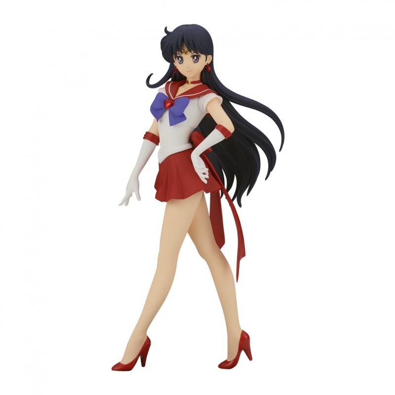 Figura banpresto pretty guardian sailor moon eternal the movie glitter & glamours super sailor mars marte ver a