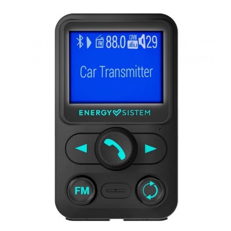 Transmisor fm coche xtra bluetooth energy sistem - 1.4pulgadas lcd - asistente de voz - carga usb - mp3