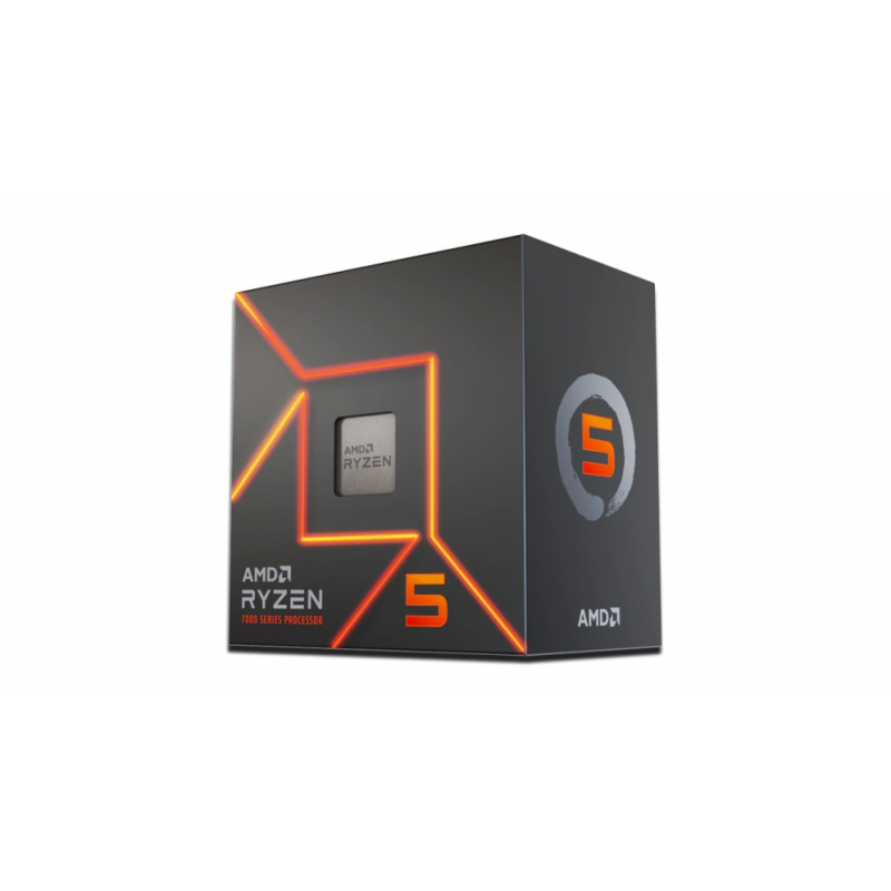 Micro. procesador amd ryzen ryzen 5 7600 6 core 3.8ghz 32mb am5 box