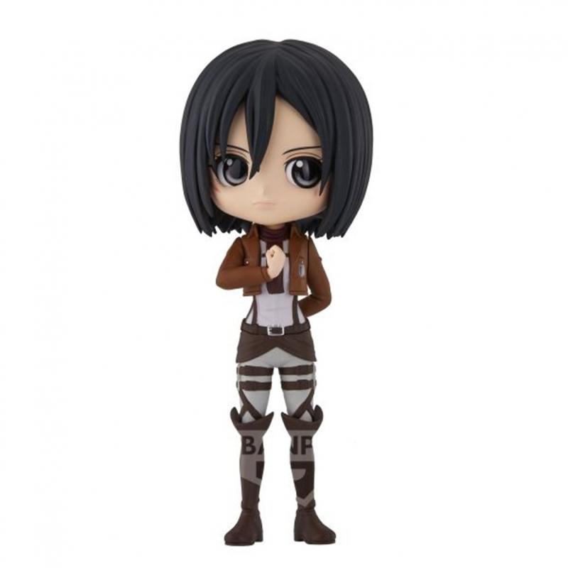 Figura banpresto q posket ataque a los titanes mikasa ackerman 14cm