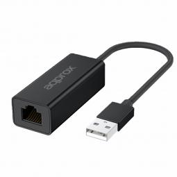 Adaptador usb 3.0 a rj45 gigabit ethernet 2.5 approx appc56 macho - hembra