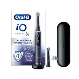 Cepillo dental elelectrico braun oral b io 8s negro tecnologia io -  microvibraciones -  p. color -  6 modos