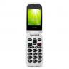 Telefono movil doro 2404 red white - 2.4pulgadas -  0.3 mpx - rojo y blanco