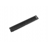 Panel cepillo para entrada cable rack 19pulgadas suelo negro