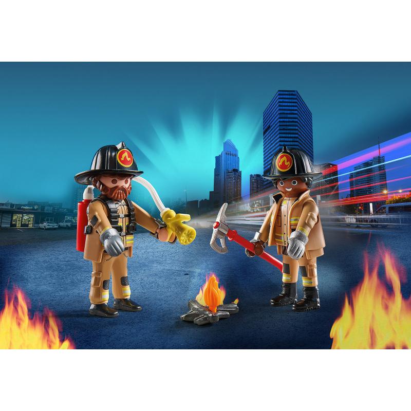 Playmobil duopack bomberos