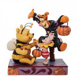 Figura decorativa enesco disney winnie the pooh y amigos halloween