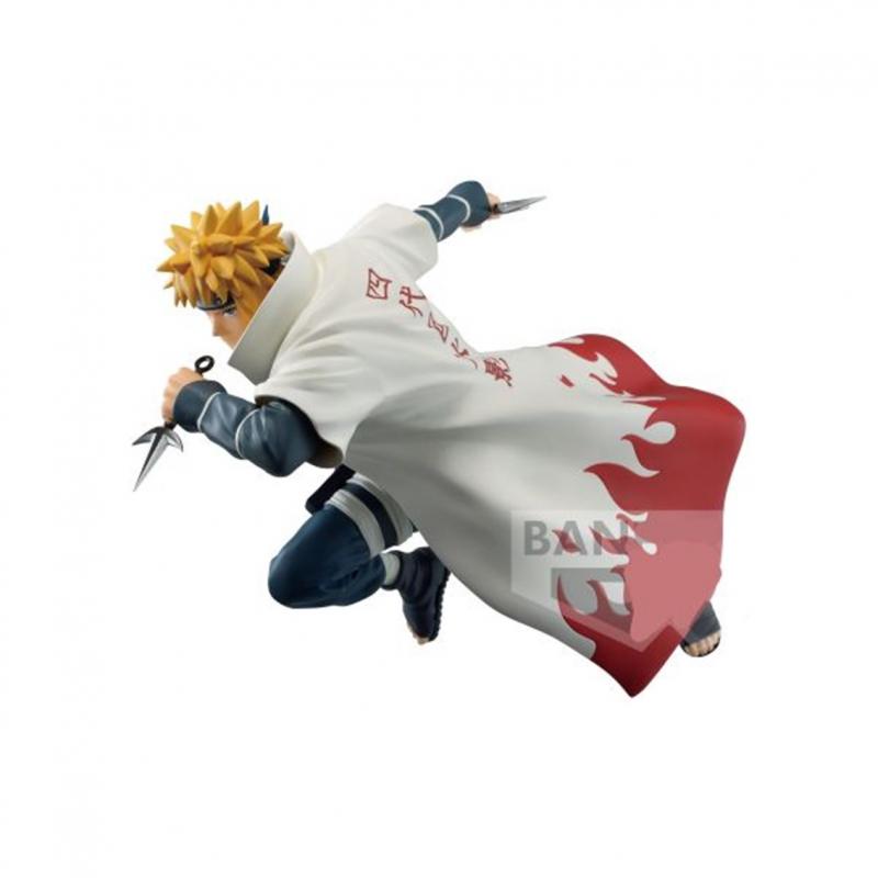 Figura banpresto naruto shippuden vibration stars minato namikaze ii 18cm