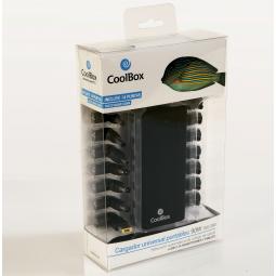 Adaptador cargador de corriente universal para portatiles coolbox - Imagen 1