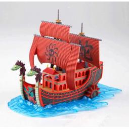 Replica bandai hobby one piece grand ship collection nine snake kuja pirate ship model kit