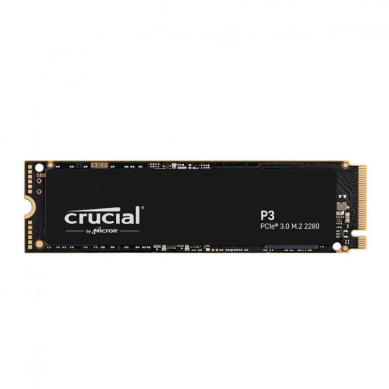 Disco duro interno solido ssd crucial p3 4tb m.2 nmve pcie 3.0