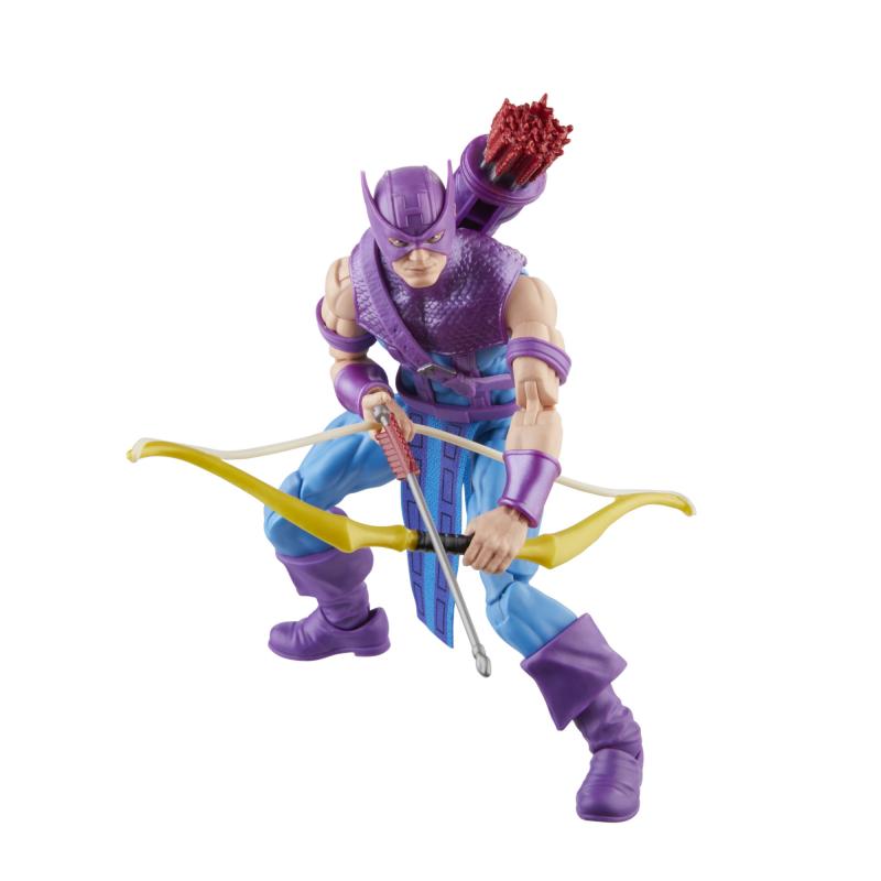 Figura hasbro marvel legends avengers hawkeye skycycle 60 aniversario