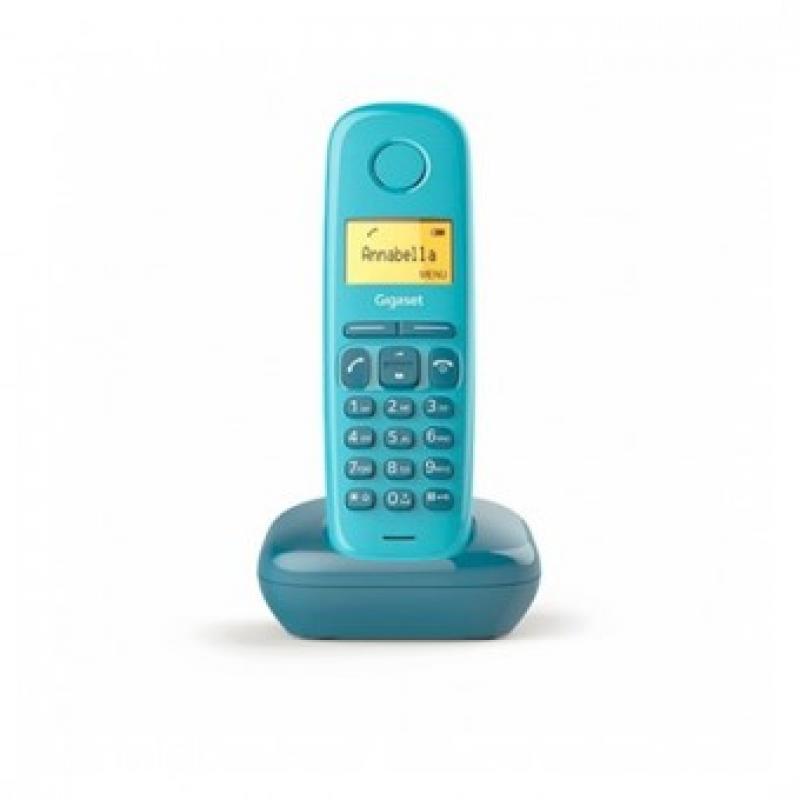 Telefono fijo inalambrico gigaset a170 azul 50 numeros agenda -  10 tonos - Imagen 1