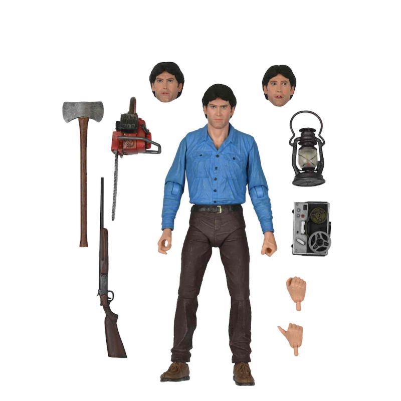 Figura neca evil dead scale ultimate ash 40 aniversario 18 cm