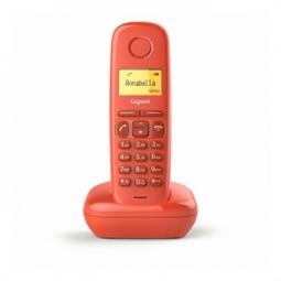 Telefono fijo inalambrico gigaset a170 rojo 50 numeros agenda -  10 tonos - Imagen 1