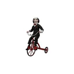 Figura de acción neca muñeco saw en triciclo con sonido 33 cm cult classics reedición