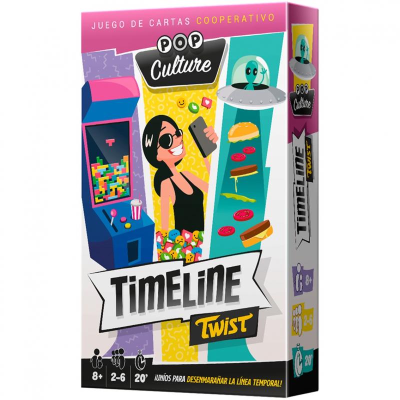 Juego de mesa timeline twist pop culture pegi 7