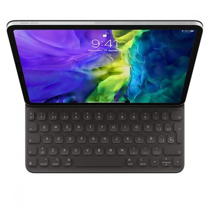 Teclado apple magic keyboard para ipad pro 11pulgadas (2nd generation) y ipad air (4th generation) teclado español negro