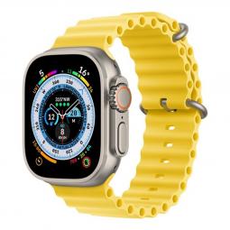 Reloj smartwatch apple watch ultra gps + cellular 49mm titanium yellow ocean ip6x -  retina