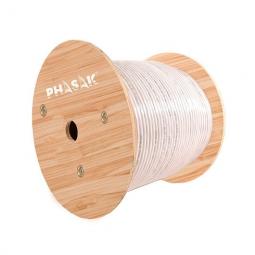 Bobina cable gris phasak awg23 305m cat.6 - cca solido - awg 23