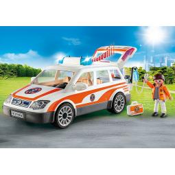 Playmobil rescate coche de emergencias con sirena - Imagen 1