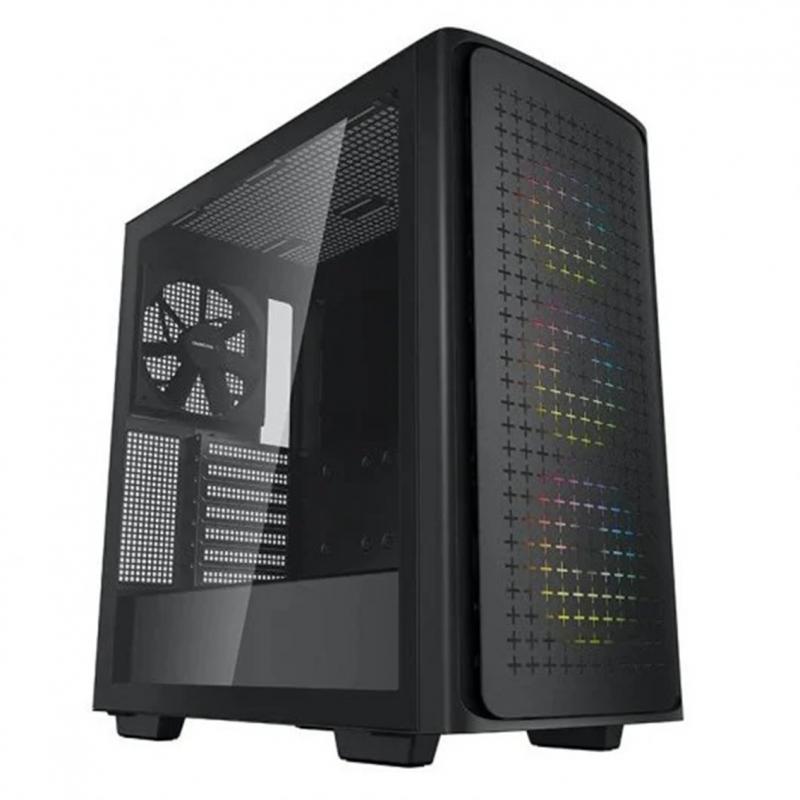 Caja ordenador gaming deepcool ck560 argb negro e - atx 2 x usb 3.0 1 x usb tipo c 4 x 120mm