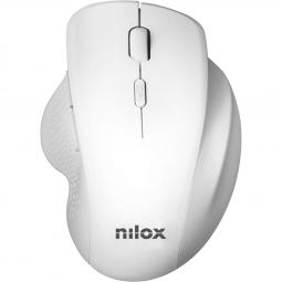 Mouse raton nilox wireless inalambrico 3200 dpi 2.4g blanco