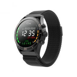 Reloj smartwatch forever amoled icon aw - 100 color negro