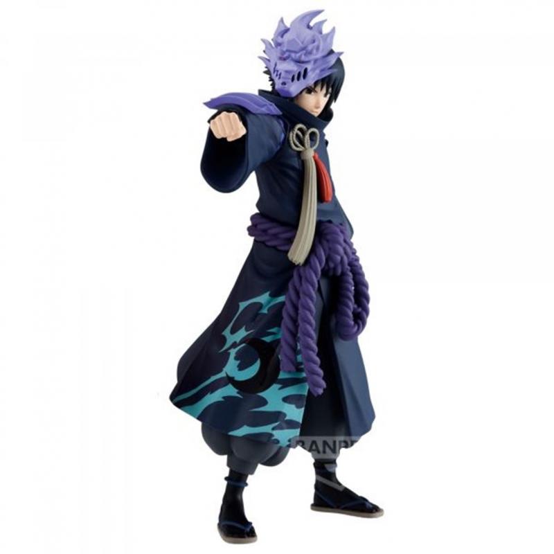 Figura banpresto naruto shippuden animation 20th anniversary sasuke uchiha 16cm