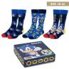 Pack calcetines 3 piezas sonic talla 40 -  46